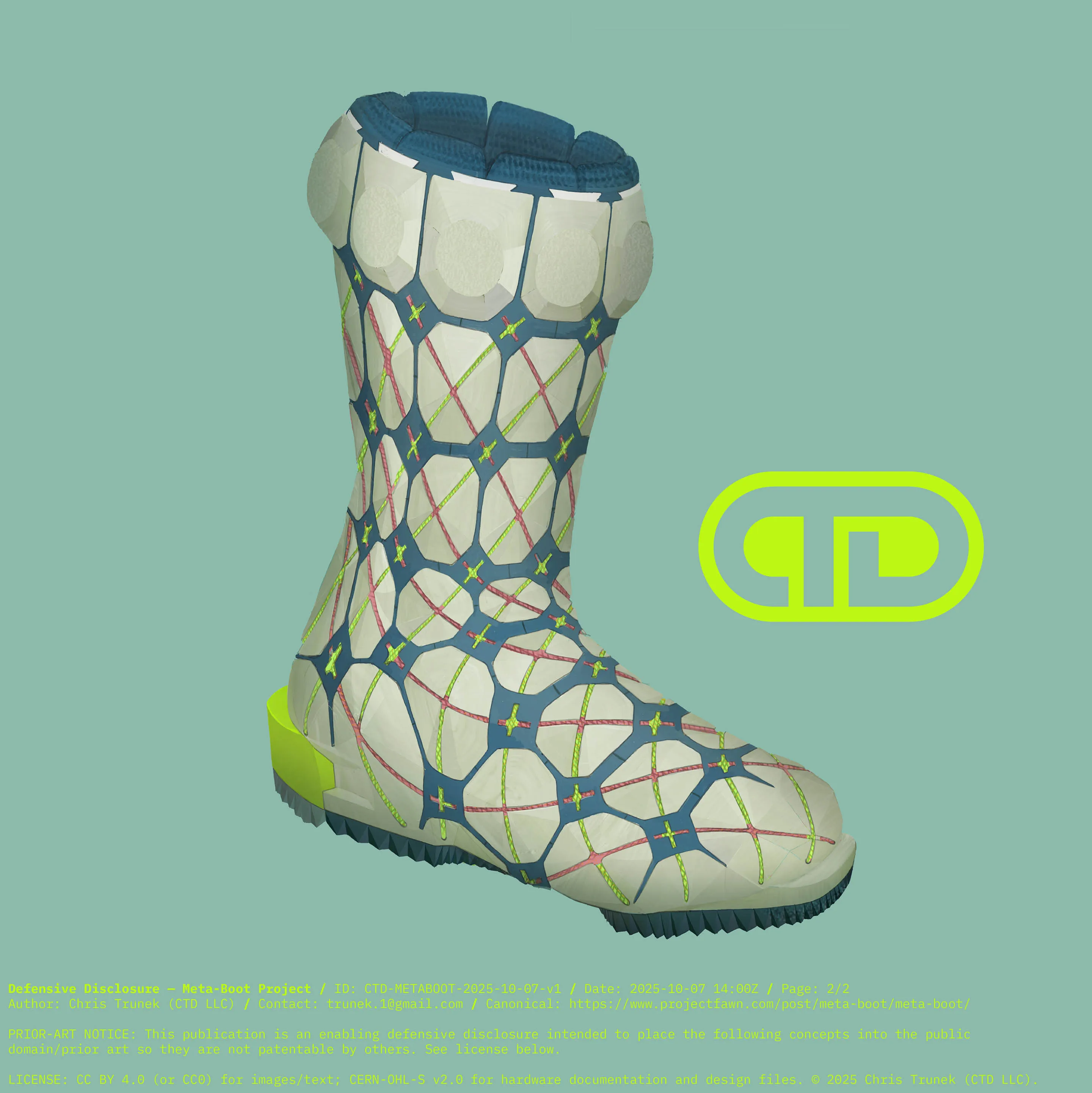 project fawn concept ski boot by CTD with modular braided tiles